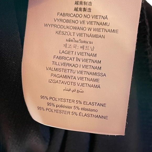 MICHAEL MICHAEL KORS Black/White Flutter Sleeve Flutter Hem Dress Extra Large - Picture 10 of 16